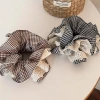Encaje a cuadros doble gorda gorda gorda gorra de pelo grueso 2025 nuevo cordón 15cm omega-croqueta cabeza cabeza flor tocado Item Picture